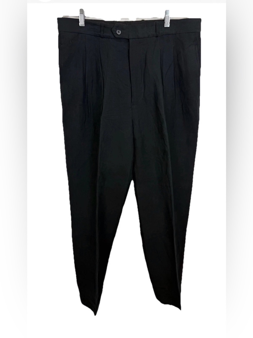 RFT by RAINFOREST Black Pleated Men’s Dress Trousers
